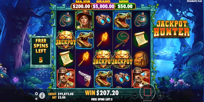 Fitur Bonus Slot Jackpot Hunter